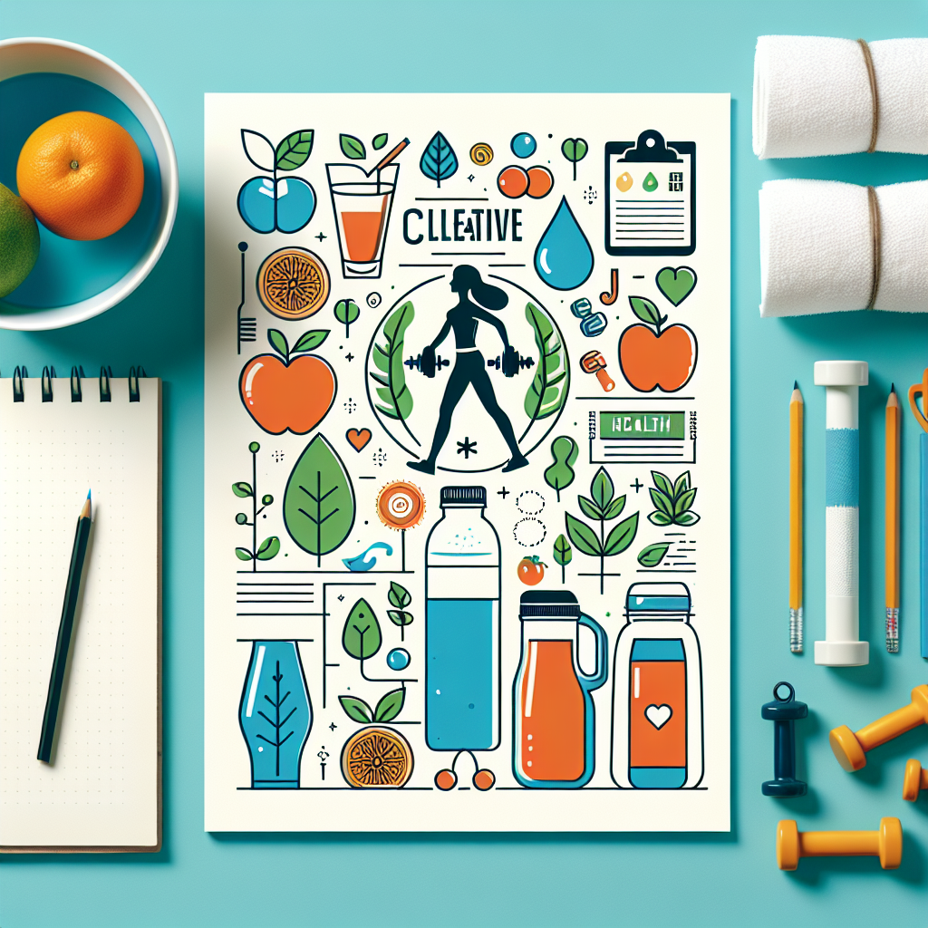 Poster Kreatif untuk Hidup Bersih dan Sehat yang Mudah Digambar