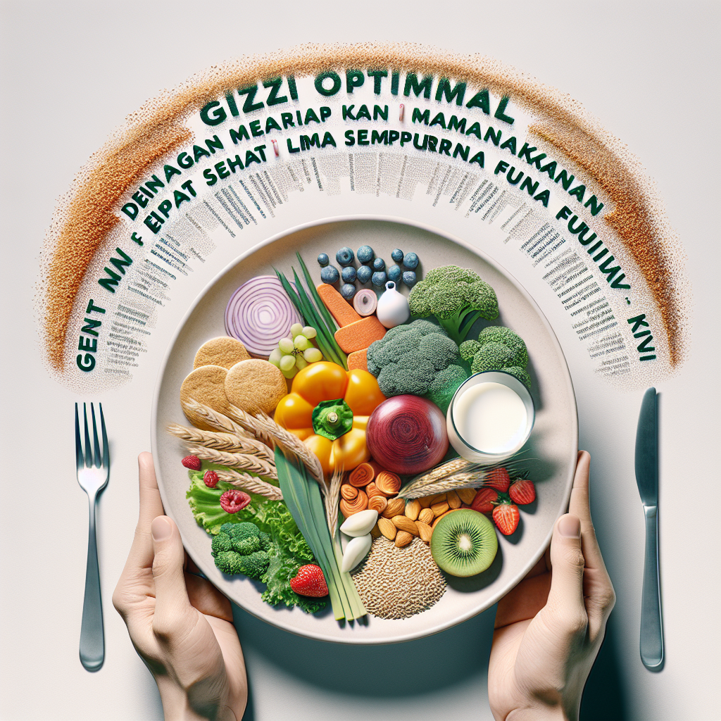 Gizi Optimal dengan Menerapkan Makanan Empat Sehat Lima Sempurna untuk